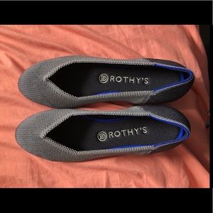 Rothys Retired Round Toe Flats 9.5 Birdseye